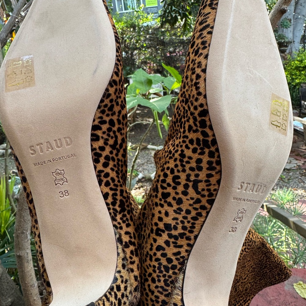 STAUD Leopard Print Wally Boots - Picture 7 of 11